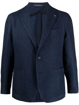 Tagliatore fitted single-breasted blazer - Blue