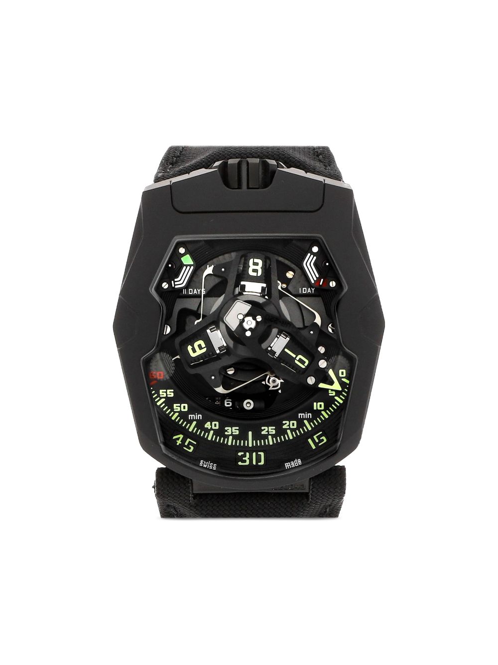 Urwerk 2022 pre-owned UR-220 All 53mm - Black
