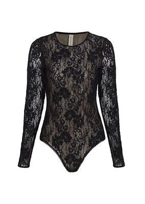 Lace Long-Sleeve Bodysuit