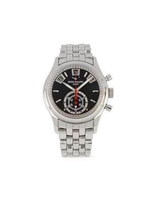 Patek Philippe Pre-Owned 2018 pre-owned Annual Calendar Chronograph 40mm - Black